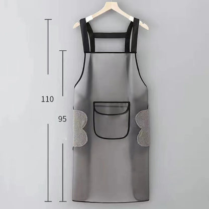 Adjustable Oil-Water Proof Transparent Cooking Apron